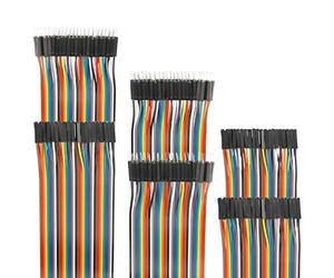 EDGELEC 120pcs Breadboard Jumper Wires 10cm-100cm Wire Length Optional Dupont Cable Assorted Kit Male to Female, Male to Female Multicolored Ribbon Cables