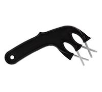 Edgemaker Knife Sharpener Pro 331- Perfect for Sharpening and Honing Any Blade: Straight, Wavy, and Serrated - Leaves a Smooth, Hard Blade - Durable, Portable, Secure, Easy to Use - Black