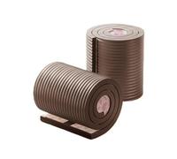 Edges Wall Corner Guard, Brown Car Parking or Foam Wall Corner Guard Multiple Sizes 1-2cm Thick(2m-3pcs)