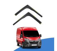 EdgeVisors Wind Deflectors Citroen Relay Jumper MK3 2Dr Van 2006+ 2pc | In-Channel Rain Guards & Accessories, Deflect Rain & Wind, Fresh Airflow, Tinted, Easy Install