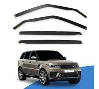 EdgeVisors Wind Deflectors | Fits: Range Rover Sport MK2 (2013-2022) 5 Door SUV 4pc Set | In-Channel Rain Guards for Wind, Rain & Sun Protection, Easy Installation - Tinted