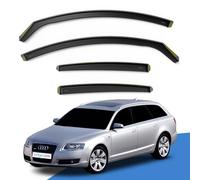 EdgeVisors Wind Deflectors for Audi A4 B6 B7 5 Door Avant Estate (2000-2009) 4pc Set | In-Channel Rain Guards & Accessories