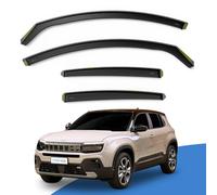 EdgeVisors Wind Deflectors for Jeep Avenger MK1 Door 5 Door SUV 4pc