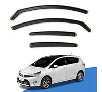 EdgeVisors Wind Deflectors for Toyota Verso MK1 5 Door MPV (2009-2018) 4pc Set | In-Channel Rain Guards & Accessories