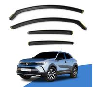 EdgeVisors Wind Deflectors for Vauxhall Mokka B MK2 5 Door SUV (2020-Onwards) 4pc Set | In-Channel Rain Guards & Accessories