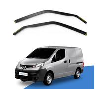 EdgeVisors Wind Deflectors Nissan NV200 Dynamo Taxi 4Dr Van MPV 2010+ 2pc | In-Channel Rain Guards & Accessories, Deflect Rain & Wind, Fresh Airflow, Tinted, Easy Install