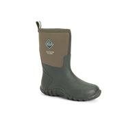 Muck Boots Men's Edgewater Classic Short Pull On Waterproof Wellington Boot, Green, 9