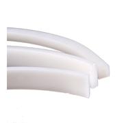 Edging Barrier Solid Silicone Rubber Seal Strip Heat Resistance 2mm 2.5mm 3mm 4mm 5mm 6mm 7mm 8mm 9mm 10mm 11mm 12mm 13mm 14mm 15mm 24mm Retaining Trim (Size : 5Meter, Color : 1 x10mm)