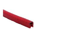 edging strip， 3.28FT Rubber Seal,U Shape Weather Stripping for Edge Protector Car Door Guards(Red,10mm x 8mm)