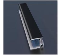 Edging Strip for Wood Floors, Snap Track Aluminum L-Shaped Seam Joiner, Durable Floor Transition Solution