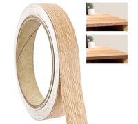 Edging Tape 10 M, 18mm - Flexible Edge Banding Strip, Self-Adhesive Iron On Edging Strip for Kitchen Cabinet, Table, Oak Veneer Edging Strip, Furniture Protector Trim & Plinth Sealing Strip