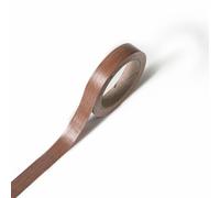 Edging Tape - ShiningUU 18mm x 10m Walnut Wood Tape | Self-Adhesive Melamine Veneer Edge Banding I No Ironing Furniture Edge Tape I Secure Hold Without Ironing I Veneer for Shelves/Wooden Panels