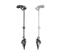 Edgy Animal Ear Cuff For Women Men Handmade Clip On Earrings Gothic Styles Alloy Accessory With Floral Embellishment Gothic Ear Climber Unisex Statement Pieces