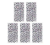 Edgy Spots Face Temporary Tattooing Decals Quick Application Body Art Stickers For Themed Parties And Cosplay Water Face Tattooing