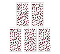 Edgy Spots Face Temporary Tattooing Decals Quick Application Body Art Stickers For Themed Parties And Cosplay Water Face Tattooing