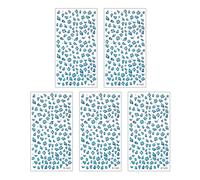 Edgy Spots Face Temporary Tattooing Decals Quick Application Body Art Stickers For Themed Parties And Cosplay Water Face Tattooing