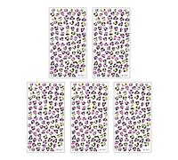 Edgy Spots Face Temporary Tattooing Decals Quick Application Body Art Stickers For Themed Parties And Cosplay Water Face Tattooing