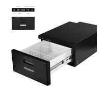 EDHBay Portable Car RV Refrigerator 12V 24V 34 Quator 32L Freezer for Truck Van Caravan SUV Boat Travel Camping Road Trip Tailgate -32℉