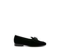 Edhen Milano velvet loafers - Black 11.5