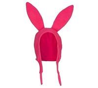 Edhomenn Bob's Burgers Louise Hat with Bunny Ears Chrismas Halloween Cosplay Rabbit Long Ears Cap Headwear (Pink, S)