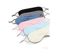 Ediber 3D Stereoscopic Sleep Eye Mask, Slow Rebound Memory Cotton, Pressure-Free Blackout Eye Cover with Breathable Adjustable Strap for Travel, Nap & Shift Work (Color2)