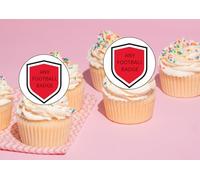 edible 20 x any Football badge team cupcake toppers wafer card- NOT PRE CUT - English/Scottish/welsh - United/Town/City/atheletic (N-ootts- Forrrest)