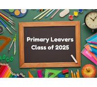 EDIBLE A4 Primary School Leaver/Graduation cake topper class of 2025 - premium icing sheet - Primary