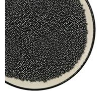 Edible Black Pearl Sugar Sprinkles 4.23 oz, 2mm Nonpareils Candy Pearls Ideal for Baking,Cake and Cupcake Toppers,Cookie Decoration,Ice Cream Topping,Wedding Shower Valentines Halloween Christmas