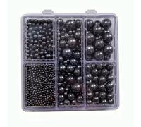 Edible Black Pearls for Cake Decorating 4 Size（2mm 4mm 7mm 10mm） Edible Black Pearls Sprinkles for Cake Topper Ice Cream Wedding Birthday Christmas Halloween Easter Thanksgiving Carnival Party