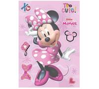 Edible cake decoration for cutting out. Minnie Mouse sugar free edible wafer cake topper