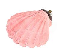Edible Calcium Clam Parrot Perch - Edible Calcium Parrot Perch for Birds Like Budgie, Budgie Mineral Block, Parrot Toys African Grey Perch, Parrot Perches (11 x 10.5 x 5 centimetres)