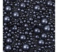 Edible Candy Cake Decoration Black Pearl 120G Valentine's Day Birthday Halloween Thanksgiving Christmas party Team Dinner Cake Cupcake Cookies for Dessert Sprinkles