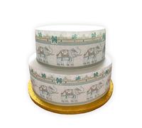 Edible Decor Icing Sheet Indian Asian Elephant Cake Border - Perfect for Decorating Larger Cakes- Easy to Use Cake Decoration