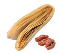 Edible Drying Sausage Casing, Coll-agen Sausage Casings Gut, 8m/26ft Double Layer Dry Sausage Casing, Edible Drying Cantones, Sausage Casings for Flavorous Homemade Sausages Diameter