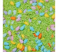 Edible EasterEggs Sprinkles Green Jimmies Colored Eggs Easter St. Patrick's Day Cake Ice Cream Cupcake Muffins Donuts Decoration Cake Sprinkles