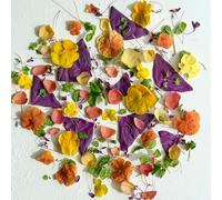 Edible Flowers - 'Penelope' Freeze Dried Flower , Petal and Leaf Mix - Certified Food Grade