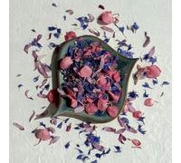 Edible Freeze Dried Blue Cornflower and Pink Apple Blossom Flower Petal Mix - 200ml - Food Grade (570)