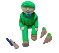 Edible gamekeeper cake topper decoration