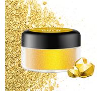 Edible Glitter - 10g Edible Luster Dust Metallic Food Grade Coloring Glitter for Drinks, Cake Decorating, Baking - Edible Dust Powder Shimmer Dusting Powder for Icing, Wine, Gumpaste, Candy (Gold)