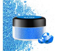 Edible Glitter - 10g Edible Luster Dust Metallic Food Grade Coloring Glitter for Drinks, Cake Decorating, Baking - Edible Dust Powder Shimmer Dusting Powder for Icing, Wine, Gumpaste, Candy (Blue)