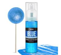 Edible Glitter Spray - 20g Luster Dust Edible Food Grade Glitter for Cake Decorating, Cocktails, Drinks - Shimmer Dust Powder Metallic Food Coloring Powder for Cookie, Candy, Icing (Blue)