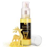 Edible Glitter Spray - 20g Luster Dust Edible Glimmer Powder for Sparkling Cocktails, Cake, Cupcakes, Wine, Beverage - Food Grade Shimmer Dust Powder for Baking, Drinks, Cookies Decoration (Gold)