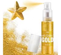 Edible Glitter Spray - 22g Edible Luster Dust Metallic Food Grade Glitter for Drinks, Cake Decorating, Baking - Edible Food Colouring Powder Shimmer Glitter for Cocktail, Icing, Candy (Gold)