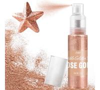 Edible Glitter Spray - 22g Edible Luster Dust Metallic Food Grade Glitter for Drinks, Cake Decorating, Baking - Edible Food Colouring Powder Shimmer Glitter for Cocktail, Icing, Candy (Rose Gold)