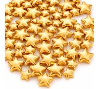 Edible Gold Star Sprinkles 100g | Edible Sprinkles for Cake Decorating, Cookies & Cupcakes | Edible Mother's Day Heart Sprinkles for Wedding, Birthday & Dessert Toppers (Gold Star)