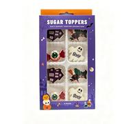 Edible Halloween Cake Decoration Ghosts Witch Eyes Ghost House Sugar Cake Ice Cookies Muffin Biscuit Top Edible Halloween Sprinkles