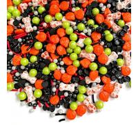 Edible Halloween Cake Decoration Spiders Evil Lights Blood Bones Candy 100G Cake Icing Cookies Muffin Cookies Top Edible Halloween Sprinkles