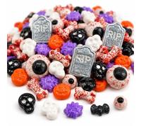 Edible Halloween Sprinkles for Cake Decorating Bats Spider Ghost 5.8oz (Halloween)