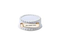 Edible icing 4" Gaming badge cake Toppers Cake decoration NOT-PRECUT premium icing paper - Mine/Fortnit/Blox/C-od/Etc - Ps/Boxx/Swich (New S.onnic (Jumping our of ring portal))