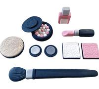 Edible make-up cake topper decoration - 10 pieces - girls birthday cake - make up